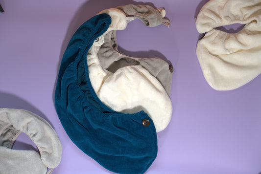 Turbante asciuga capelli in Bamboo